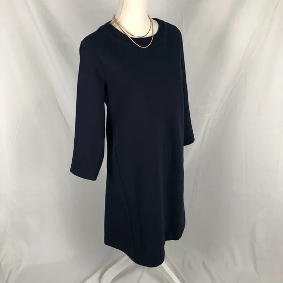 Boden Ottoman Ribbed A-Line Dress - Picture 2 of 7